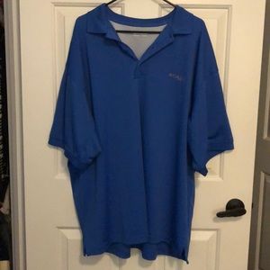 Men’s Blue Columbia Polo